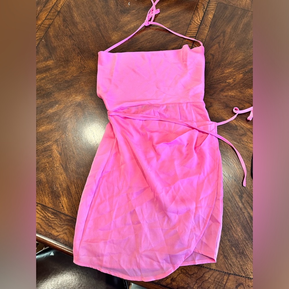 THIN short mini dress
